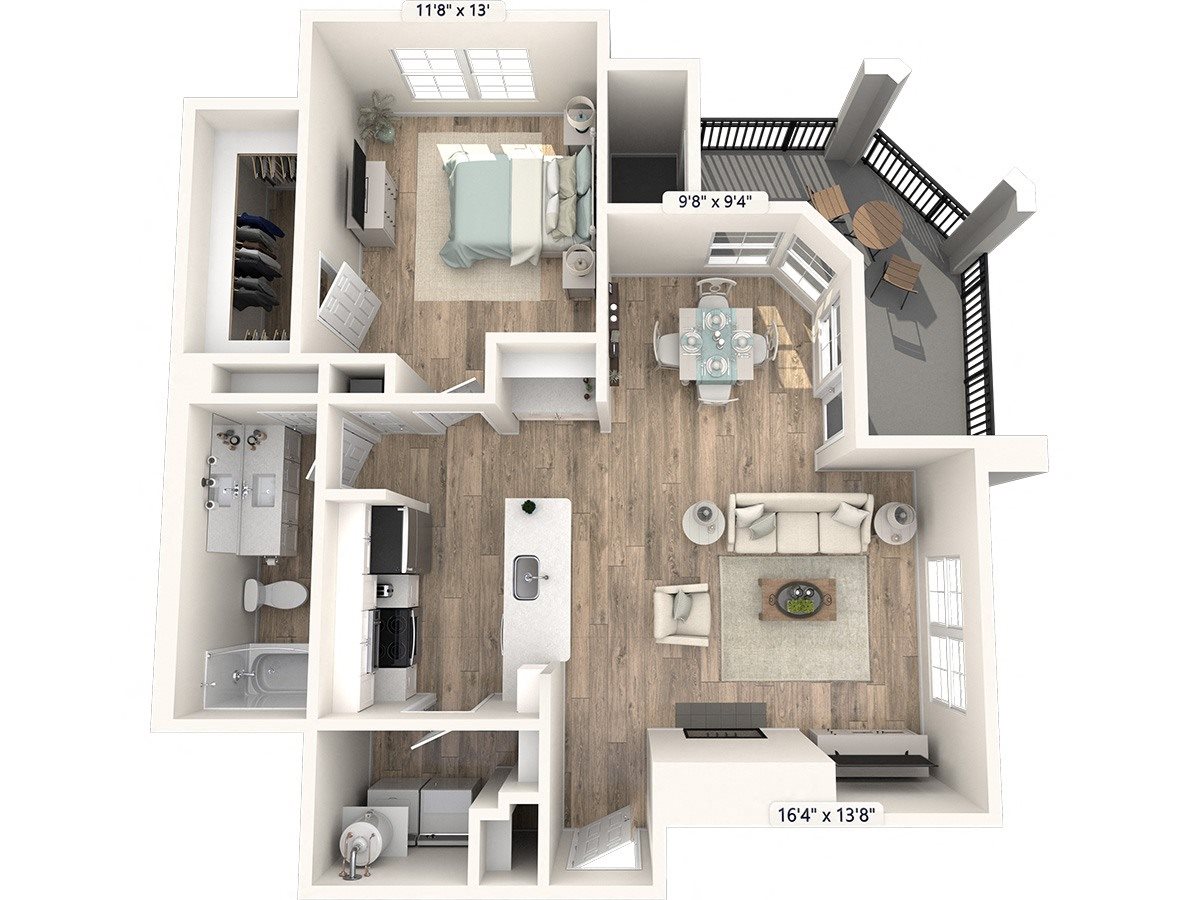 Barcelona floor plan